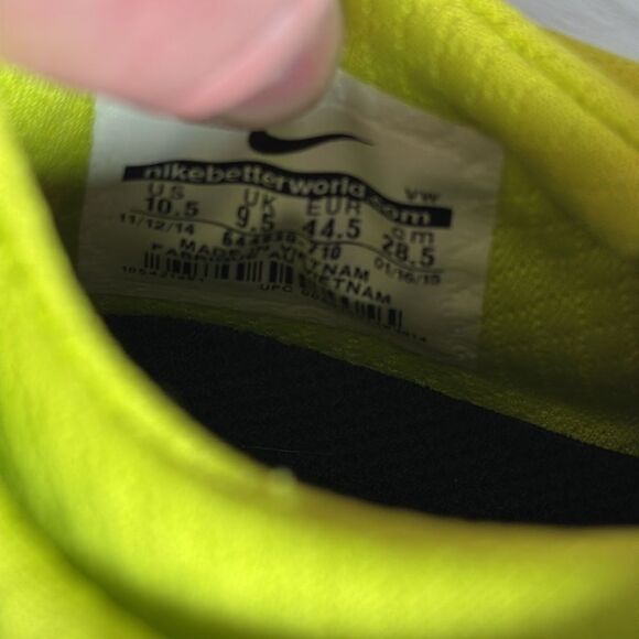 Nike ;Trainerendor Sonic Yellow and Black Athletic Shoes Sz 10.5‎ main image 4